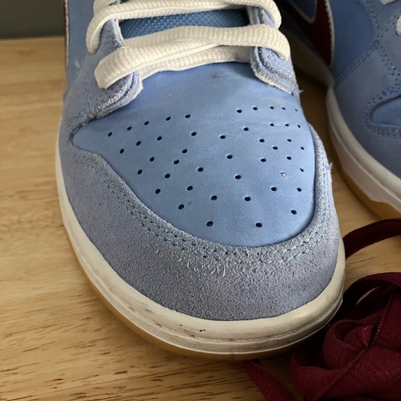 RARE Nike Dunk Low Premium SB Philadelphia Phillies Sneakers Philly Shoes - Picture 4 of 16